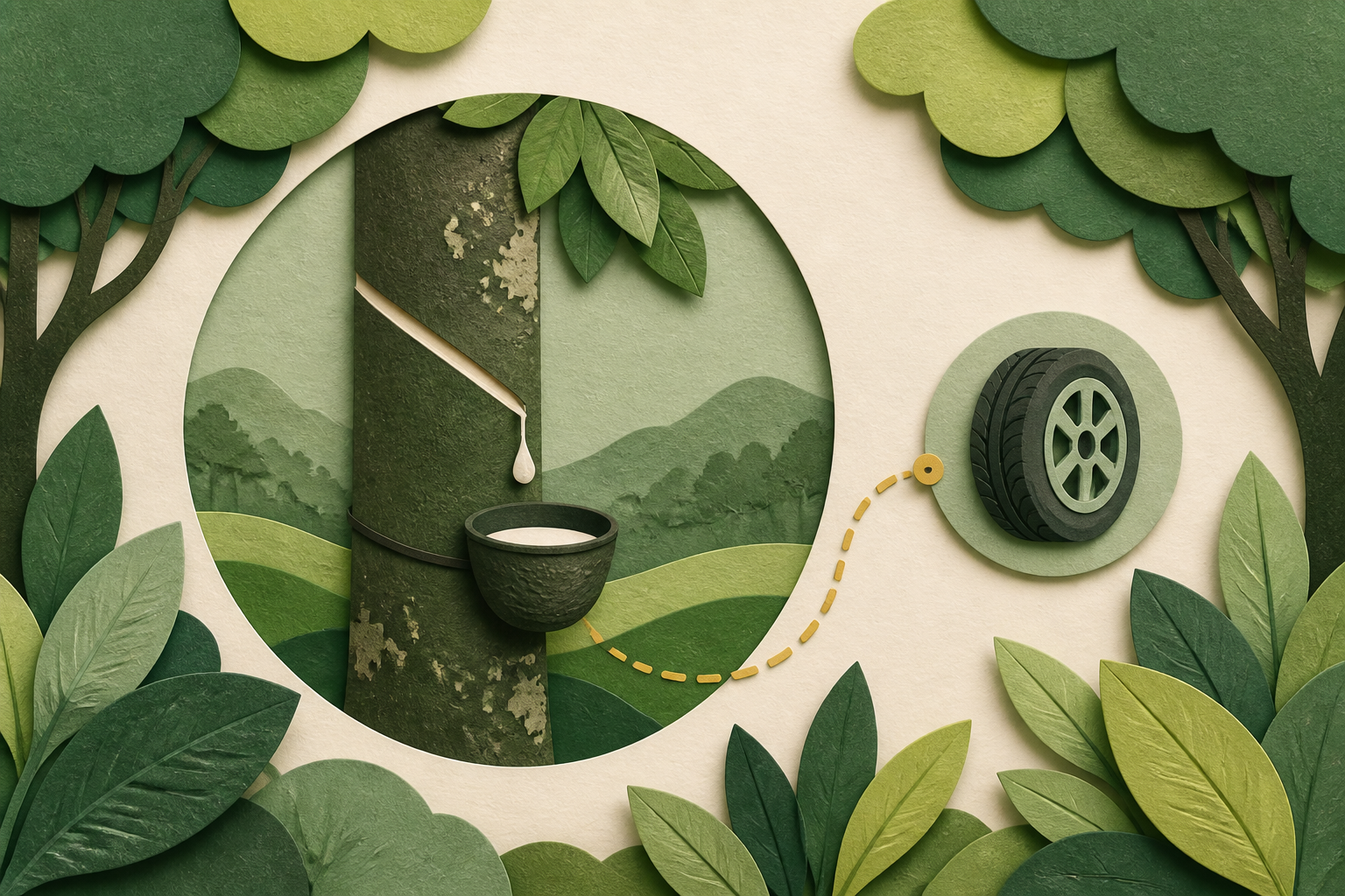 Natural rubber under the EUDR